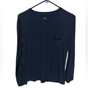 J. Crew Black Long Sleeve Tee